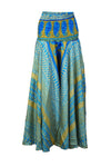 Handcrafted Sky Blue Boho Palazzo Pants – Breezy, Flowy & Elegant Wide-Leg Style  SM