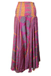 Dark Pink Boho Palazzo Pants – Handcrafted Flowy Floral Wide Leg Pants for Women  SM