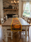 Banjara Yellow Patchwork Table Runner – Hand-Embroidered Wall Decor & Home Accent