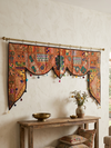 Orange Handmade Toran Door Hanging – Indian Boho Wall Decor 72x36