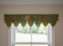  Green Window Topper Decorative Wall Hanging Bohemian Home Decor