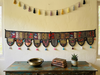 Indian Embroidered Wall Hanging | Bohemian Window Topper & Colorful Home Decor