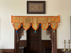 Handmade Orange Toran | Vibrant Boho Window Topper & Door Hanging | Indian Wall Décor