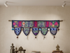 Handmade Purple Toran | Vibrant Boho Door & Window Hanging | Indian Bandhanwar Wall Décor