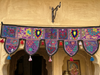 Purple Boho Toran | Handmade Window Topper & Wall Hanging | Bohemian Home Décor