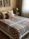 Indian Bedding Bed Cover – Handloom Cotton Fabric | India-Inspired Home Decor Textile