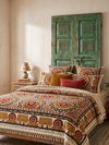 Handloom Picnic Throw & Indie Bedcover Set – Fabric Bedspread with Pillow Covers 60x90