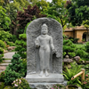 PRE ORDER-Natural Stone Protection Abhaya Buddha Garden Statue
