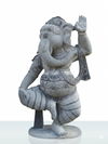 PRE ORDER-Natural Stone Ganesha Garden Statue Handcarved Granite Stone