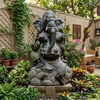 PRE ORDER-Ganesha Garden Statue Handcarved Granite Stone Statue