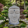 PRE ORDER-Natural Stone Protection Buddha Bust Handcarved Garden Statue