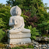PRE ORDER-Hand-Carved Natural Stone Buddha Garden Statue