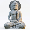 PRE ORDER-Natural Stone Buddha Garden Handcarved Granite Statue