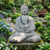 PRE ORDER-Natural Stone Protection Buddha Garden Statue Handcarved Granite