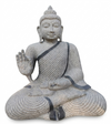 PRE ORDER-Natural Stone Handcarved Granite Buddha Garden Statue