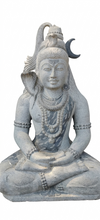 PRE ORDER-Natural Stone Shiva Garden Handcarved Granite Stone Statue