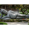 PRE ORDER-Natural Stone Reclining Buddha Garden Statue Handcarved Statue