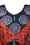 Caftan Maxi Dresses, Boho Chic  Dress, Orange, Black Stylish Kaftan Dress L-3XL
