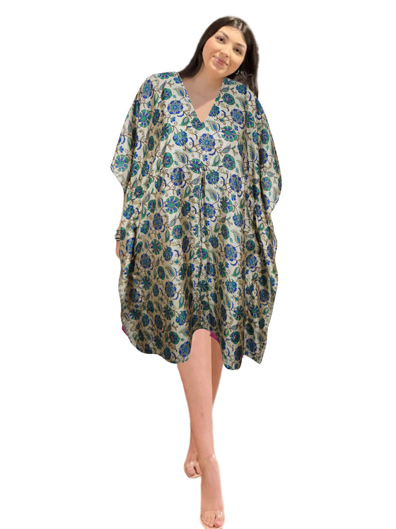 Women's Kaftan Beach Cover-Up – Effortless Holiday Dress for Sun-Soaked Days