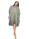 Summer Recycled Silk Caftan for Women – Effortless Elegance as Your Beach Cover-Up L-2X