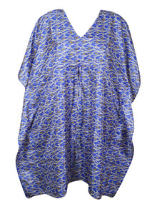  Purple Boho Kaftan, Icelandic Penguins, Leisure Wear, Housedress, Pool party Caftan L-2X