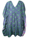 Beach Coverup Kaftan for Women, Purple, Beach Caftan, Housedress, L-2X
