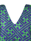 Beach Coverup Kaftan for Women, Purple, Beach Caftan, Housedress, L-2X