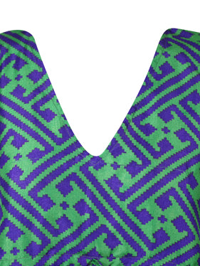 Beach Coverup Kaftan for Women, Purple, Beach Caftan, Housedress, L-2X