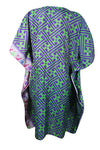 Beach Coverup Kaftan for Women, Purple, Beach Caftan, Housedress, L-2X