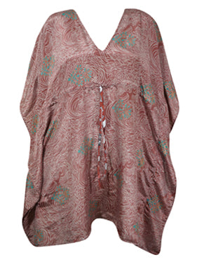 Summer Kaftan, Dusty Pink Swirls, Leisure Wear, Housedress, pool, Beach Expecting Moms, Resort Caftan L-2X
