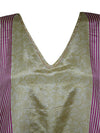 Boho Maxi Kaftan Pink, Beige Paisley Stylish Caftan Housedress Beach Coverup Summer Boho Caftan L-2X