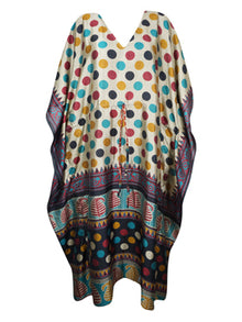  Boho Colorful Polka Dot Maxi Kaftan, Stylish Caftan L-2X