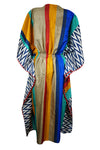 Women Boho Beach Kaftan, Colourful Party Wear Stylish Maxi Caftan, L-2X