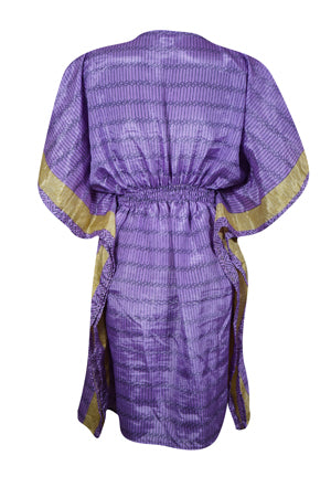 Boho Summer Kaftan For Women Stylish Orchid Purple Caftan Dress SML