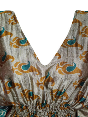 Summer Gold Beach Kaftan Resort Wear Caftan Dresses One size