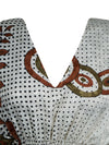 Beach Coverup White Kaftan Recycle Silk Tunic Caftan, Coverup, SML