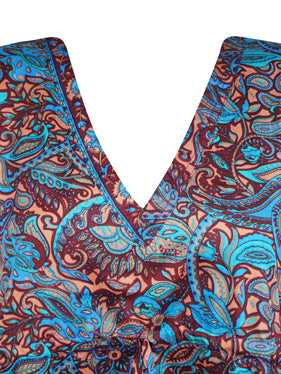 Beach Coverup Short Kaftan Dress Summer Coverup Caftan Dresses, Onesize