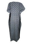 Womens Floral Beach Coverup Kaftan Dress Long Summer Caftan Loungewear XL