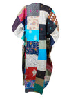 Patchwork cotton kaftan dress, Women maxidress, Lightweight beach cover up Caftan One size