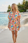 Floral Printed Kaftan Dress – Women’s Maternity Caftan | Boho Beach & Resort Wear L-2XL