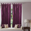 Purple Tab Top Curtain Panels – Handmade Drapes for Bedroom & Living Room