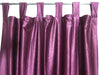 Purple Tab Top Curtain Panels – Handmade Drapes for Bedroom & Living Room