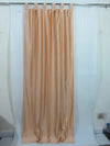 Peach Tab Top Curtain Panels | Handmade Drapes for Bedroom & Living Room 