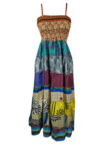  Womens Strap Maxidress, Cornflower Blue Summer Maxi Dresses S/M