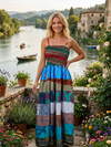 Women’s Brown Plum Recycled Silk Maxi Dress | Boho Summer Maxi Dress for Women S/M