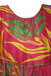 Bohemian Bright Coral Summer dress, Short Dresses for Women, Shift Dress M