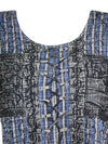 Womens Ren Faire Maxi Dresses, Gray Loose Shift dress, Embroidered Long Dress XL