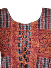 Gypsy Dresses Maxi dress Rustic Red Long Dress Round Neck Maxidress XL
