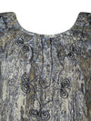 Multicolor Crinkle Rayon Dresses, Retro Embroidered Gift Vintage Floral Maxi Dress,  XL
