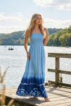 Sky Blue Strappy Maxi Dress – Lightweight Flowy Summer Dress for Women  SM